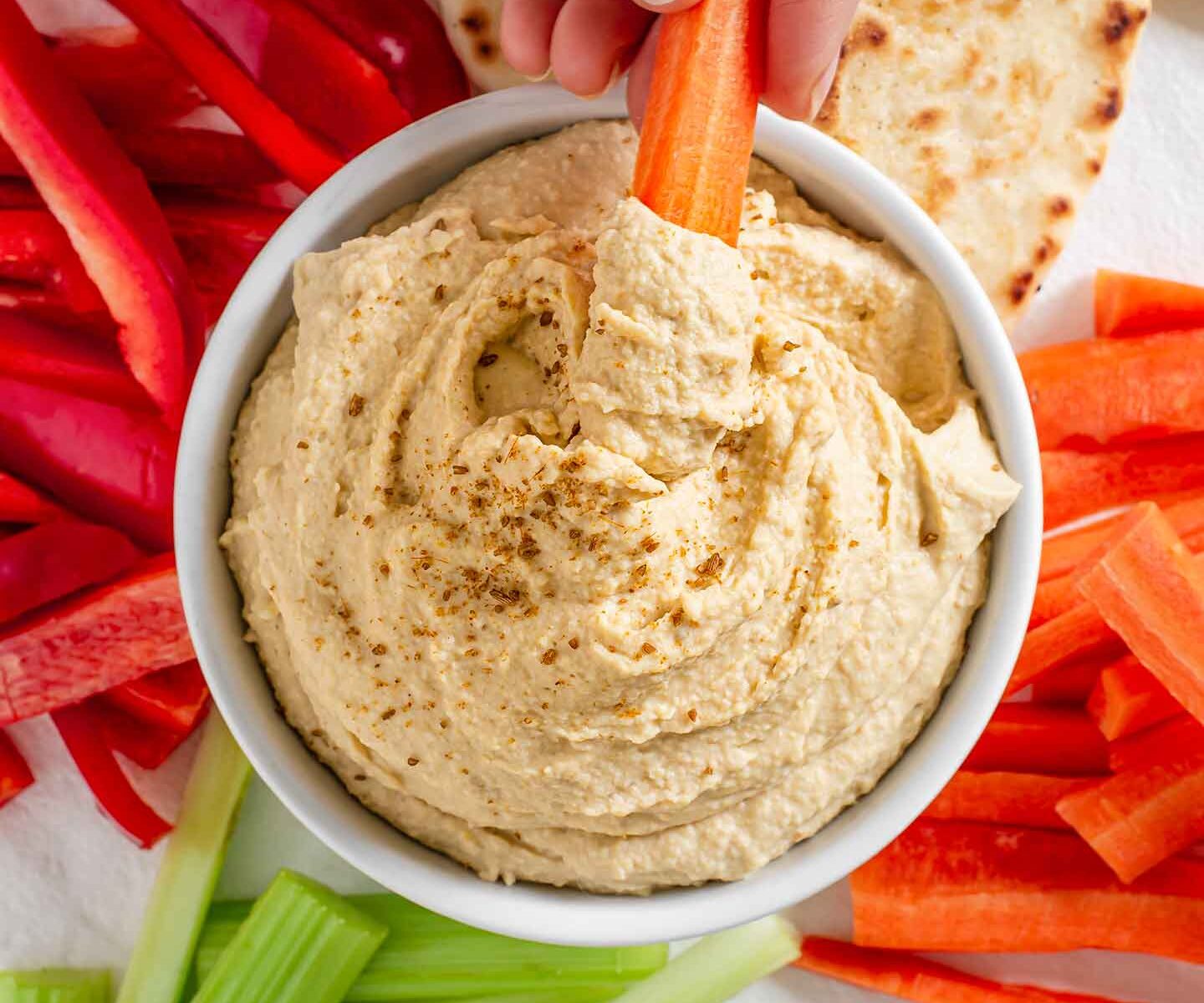 5 Minute Creamy Hummus Im Never Without 3