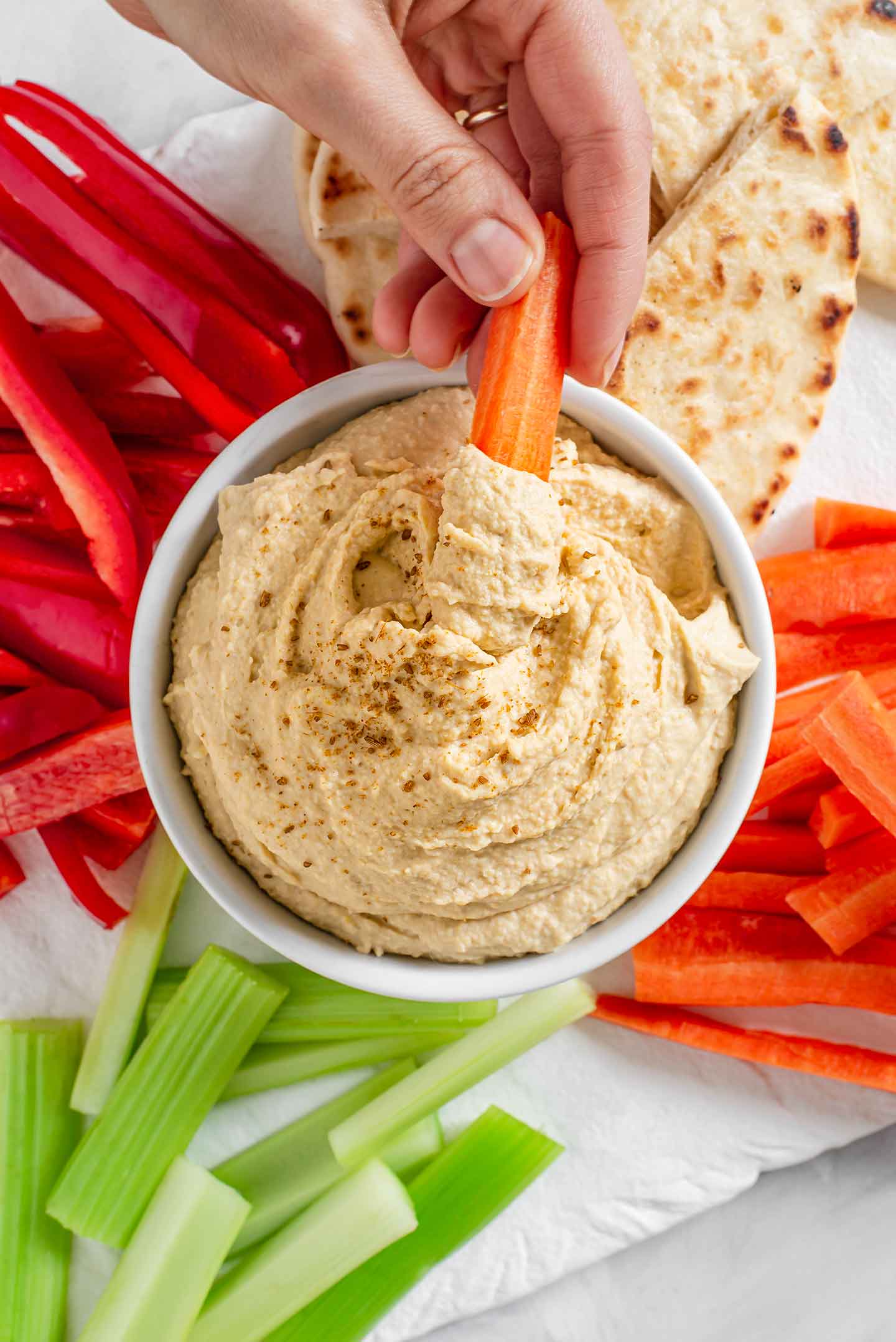 Hummus aus dem Deluxe Blender