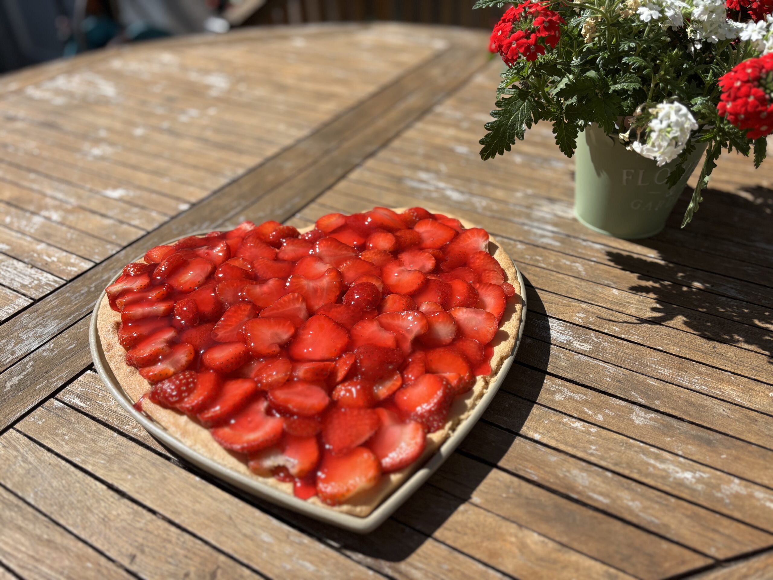 Erdbeerkuchen